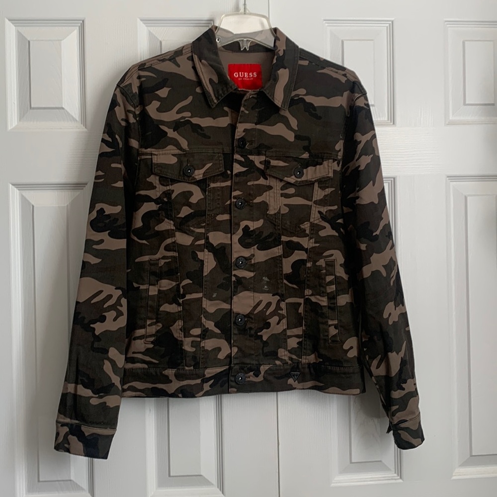 Guess? Camouflage denim jacket